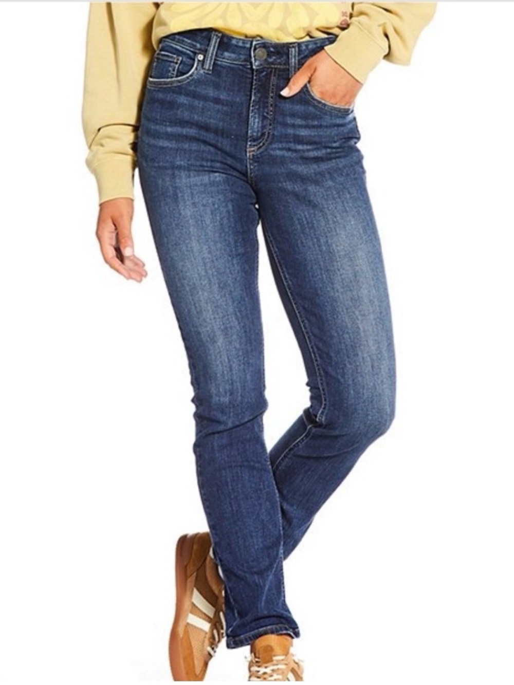 Silver Jeans Avery Straight Women’s Blue Stretch Size 18